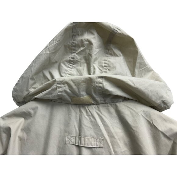 London Fog Mens Beige Removable Lined Jacket Size Large Waterproof Nylon Shell - Picture 13 of 16
